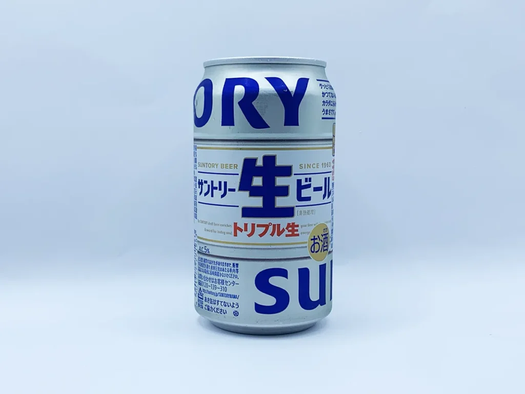 サントリー生ビール背面