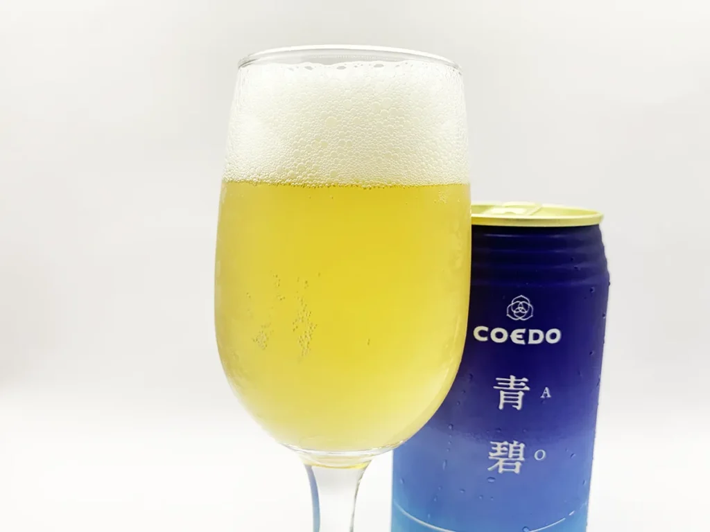 COEDO青碧（AO）の泡立ち2